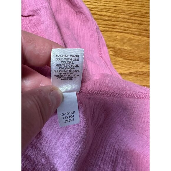 J. Jill Long Sleeve Button Front Casual Blouse Size Petite L - Picture 7 of 8